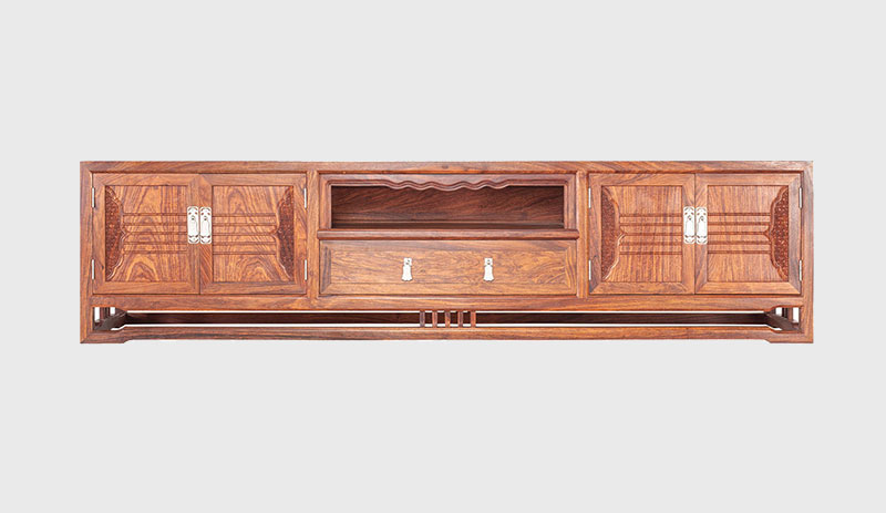 安康刺猬紫檀电视柜低柜现代中式全实木电视柜客厅高低柜
